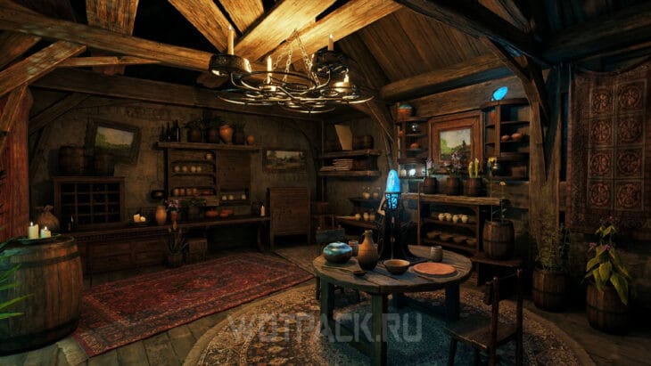 Переработанный дом в Лейавине (вид изнутри)