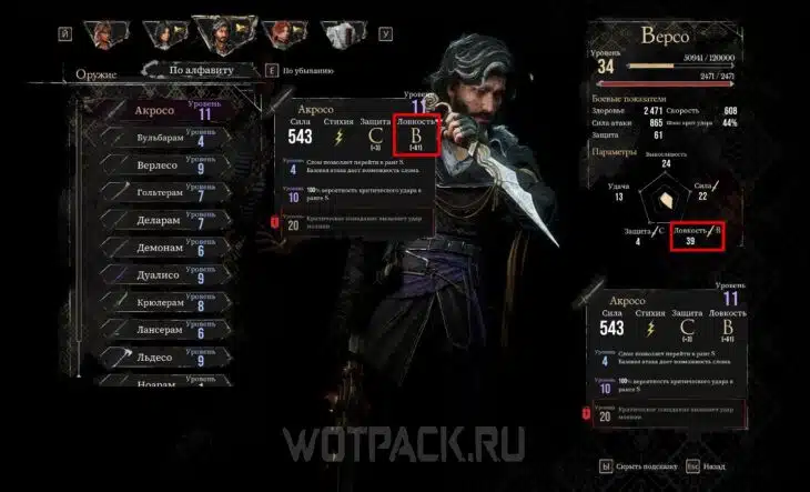 Скейлы оружия Версо