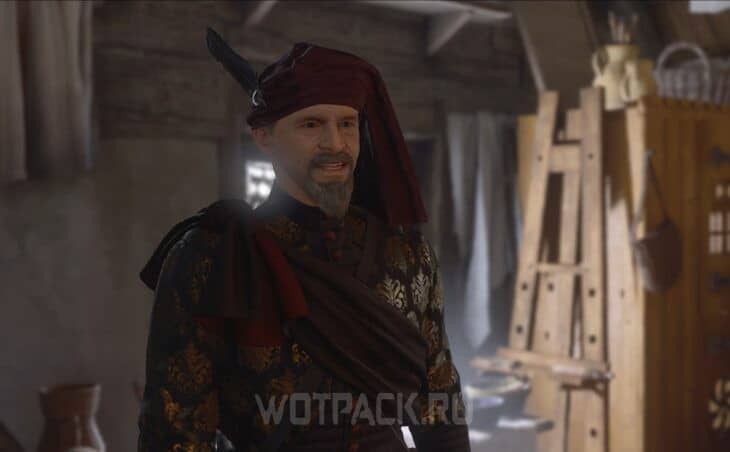 Войта в мастерской в Тросках