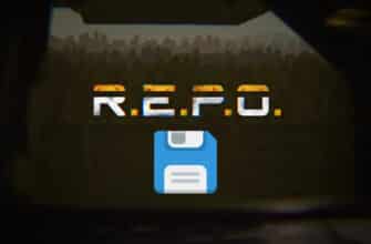 Заставка с иконкой сохранения в REPO