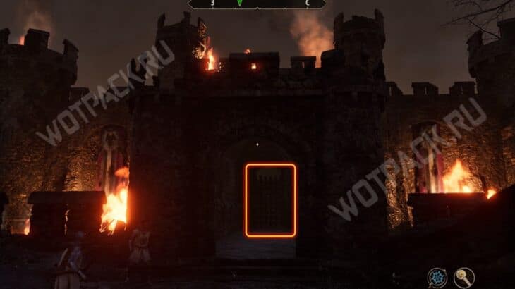 Главные ворота в замок Кватч