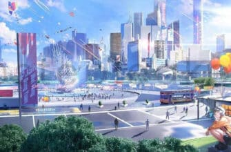 Слив концепт-арта города в Project SH
