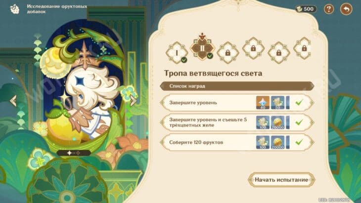 Этап "Тропа ветвящегося света"