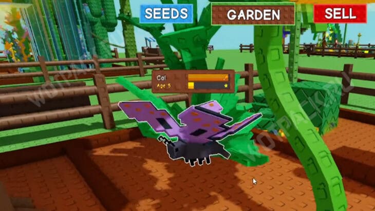 Бабочка в Вырасти сад (Grow a Garden): что делает и сколько стоит