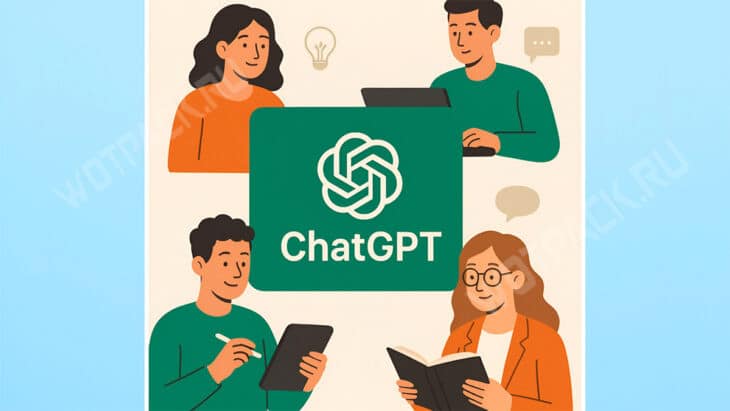 Нарисованные персонажи пользуются ChatGPT