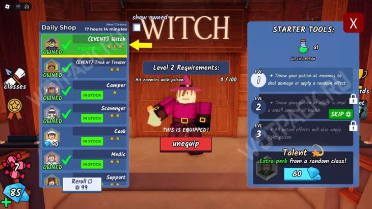 Лучшие классы в 99 Ночей в лесу: тир-лист персонажей по ролям