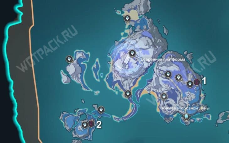 Остров Хийси в Genshin Impact: все сундуки и загадки