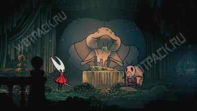 Прекрасные вкусы Фарлума в Hollow Knight Silksong: твердорех и курьерский ломтик мяса