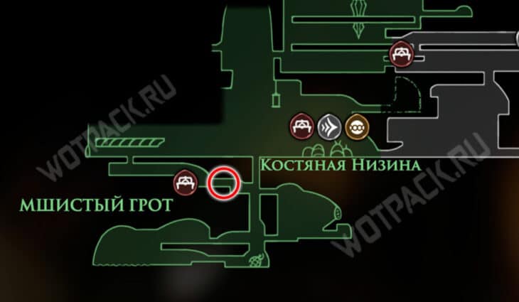 Матерь мхов на карте
