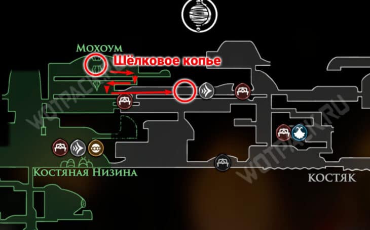 Колокольный зверь на карте