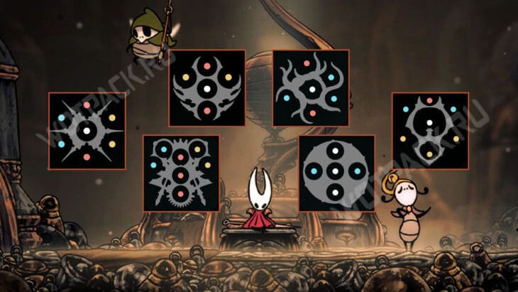 Все знаки в Hollow Knight Silksong: как открыть и какой лучший