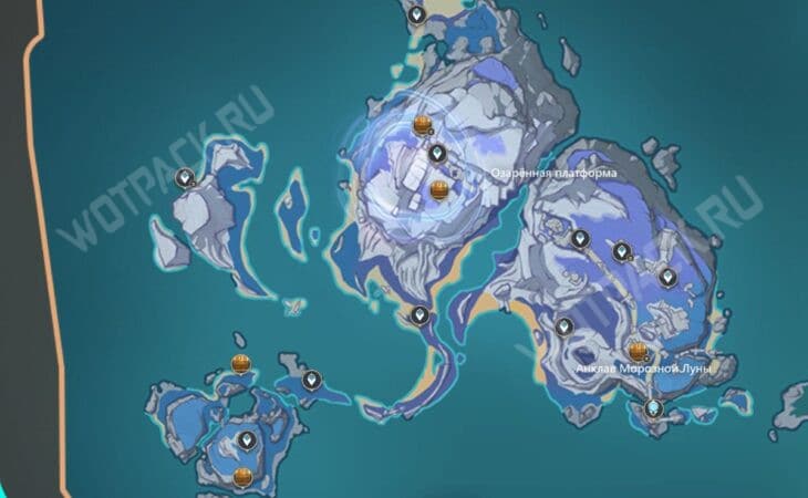 Остров Хийси в Genshin Impact: все сундуки и загадки