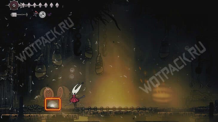 Прекрасные вкусы Фарлума в Hollow Knight Silksong: твердорех и курьерский ломтик мяса