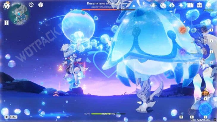 Повелитель морозной ночи в Genshin Impact: как попасть к боссу и победить