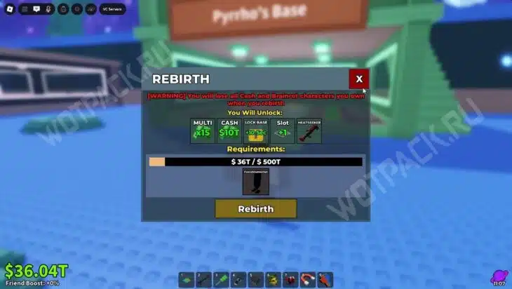 Перерождения в Укради Брейнрот: что нужно для каждого уровня