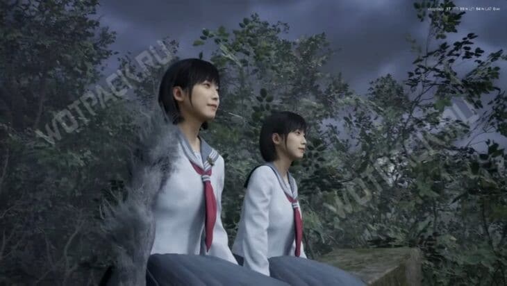 Две Хинако общаются в истинной концовке