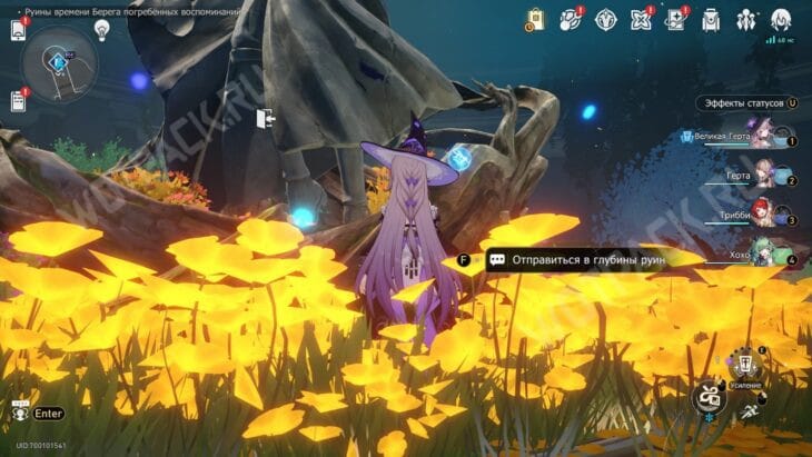 Вход в глубины руин