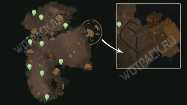 Расположение всех Научных приключений на карте мира