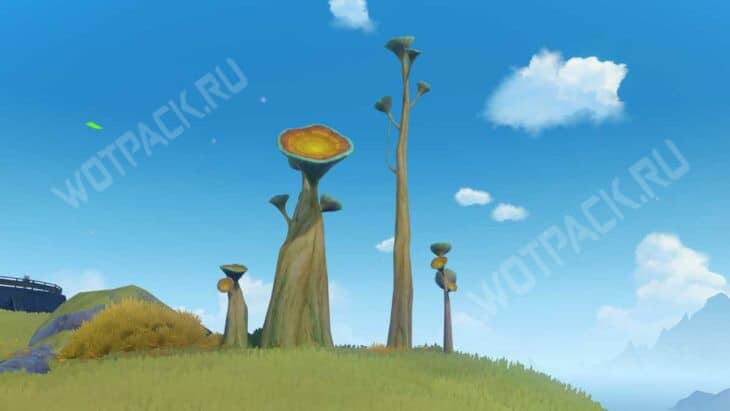 Ствол, похожий на гриб