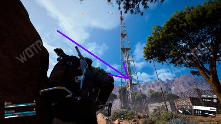 Диспетчерская вышка у космопорта