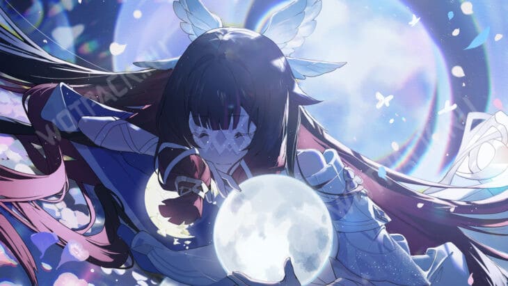 Коломбина держит луну