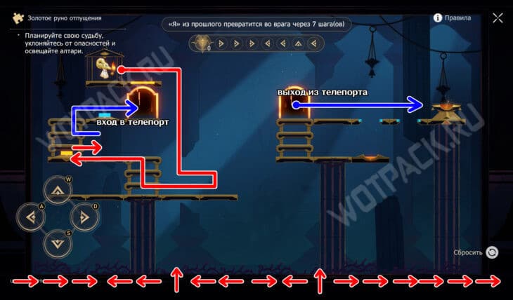 Золотое руно отпущения в Эхо кошмара Гробницы безымянного титана в HSR: как пройти