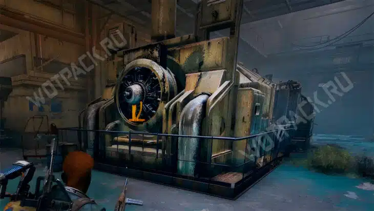 Генератор у дамбы