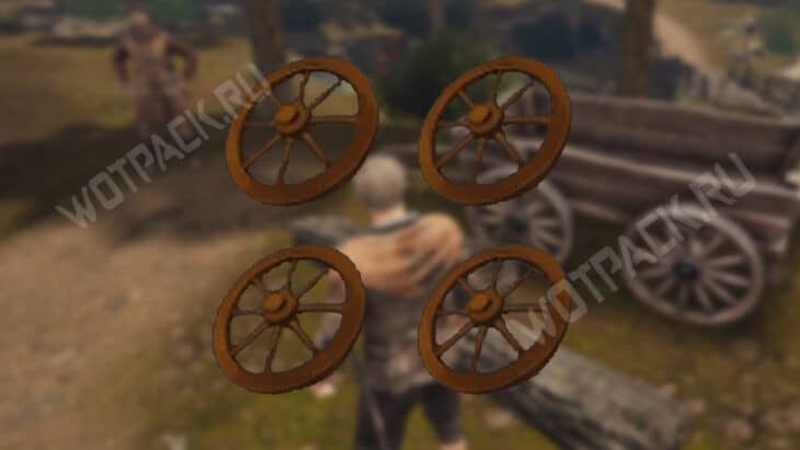 Четыре колеса Элеоноры на фоне телеги Радима