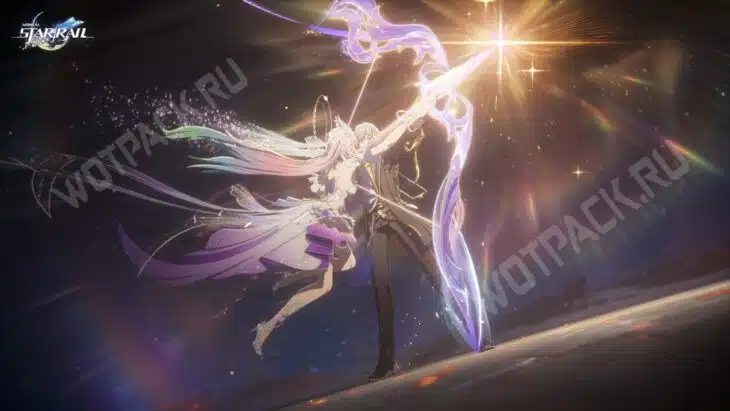 Первопроходец и Кирена выпускают стрелу из лука