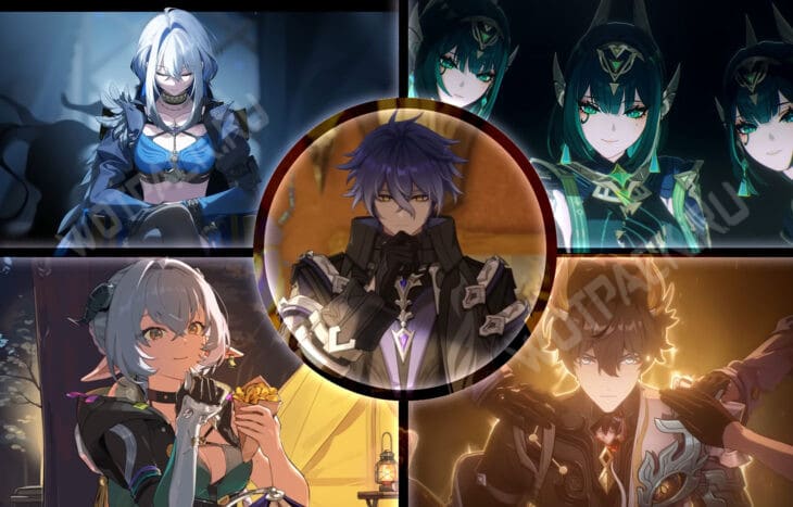 Ключевые персонажи гач в баннерах за октябрь