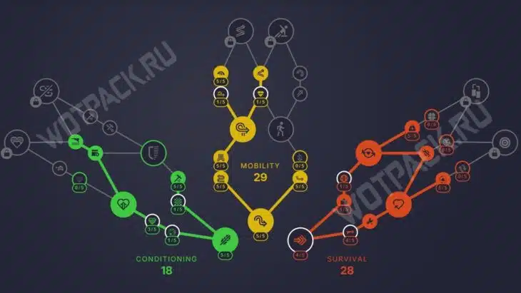 Полная прокачка сбалансированного билда