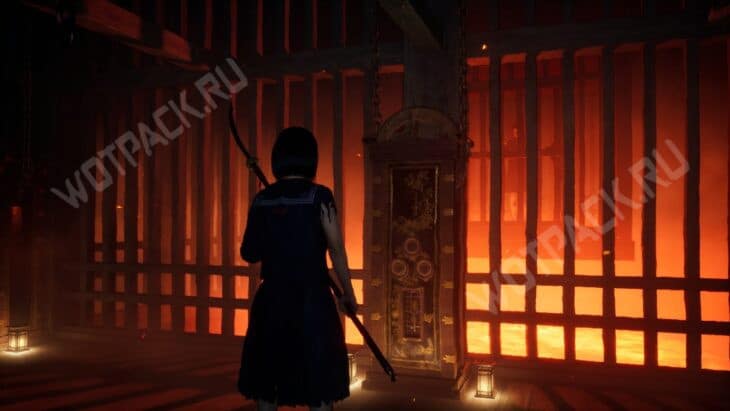 Хинако перед клеткой с Ринко