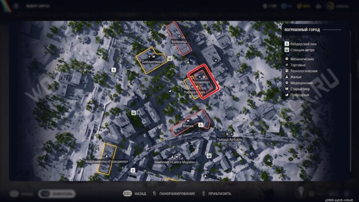 Расположение офисного здания "Космопорт"