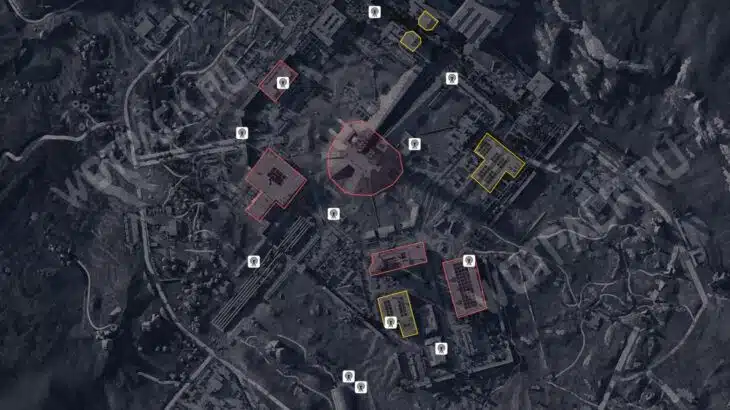 Места появления станций вызова в Космопорту