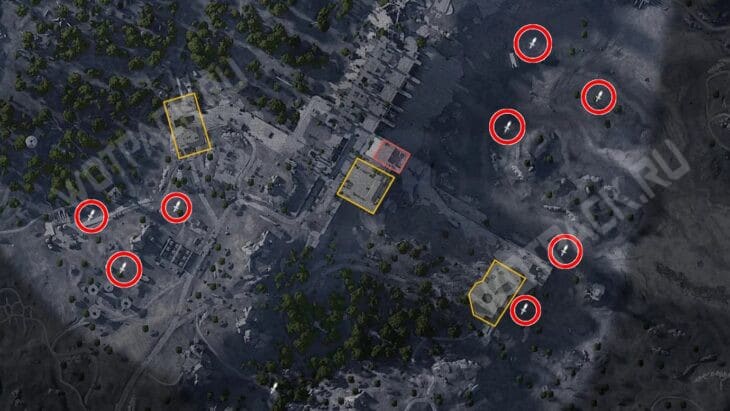 Места появления зондов