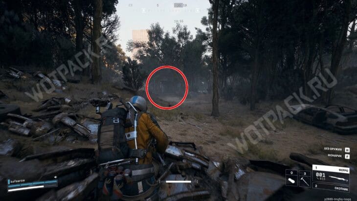 Рейдерская постройка в отдалении