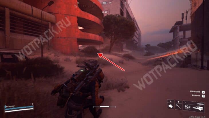 Вход на парковку со стороны Галлерии