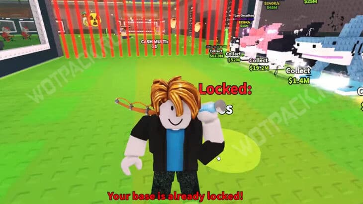 Игрок на фоне своей коллекции аква брейнротов