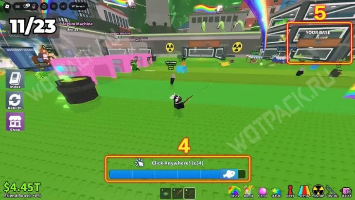 Мини-игра с вытаскиванием рыбы