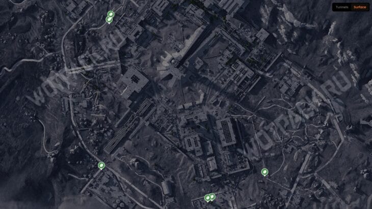 Расположение всех лимонов в космопорте