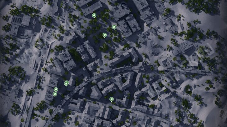 Места сбора лимонов в Погребенном городе