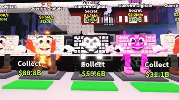 Коллекция брейнротов Гуериро Диджитале на базе