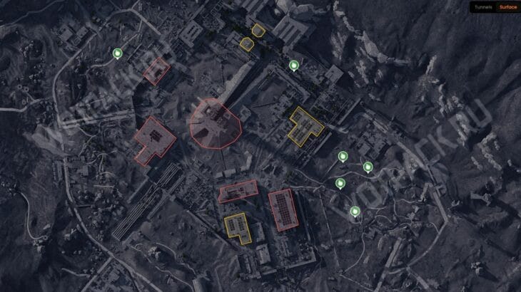 Точки сбора в космопорте