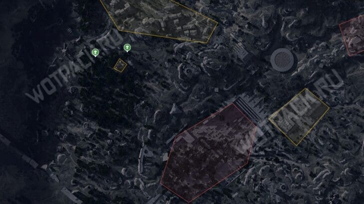 Возможные места появления грибов в Синих воротах