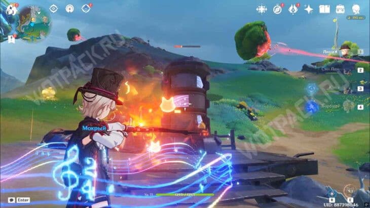 Барьер в Мшистой пустоши в Genshin Impact: как убрать