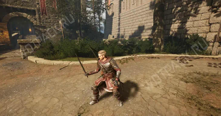 Тристан с мечом Гордый Орёл в Грейшафте