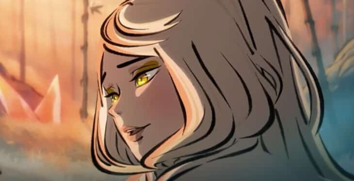 Цзы Бай смотрит налево