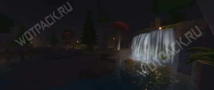 Водопад в пещере гоблинов