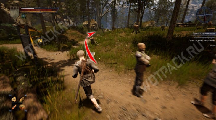 Прохождение квеста «Дрова для охотников» в Of Ash and Steel
