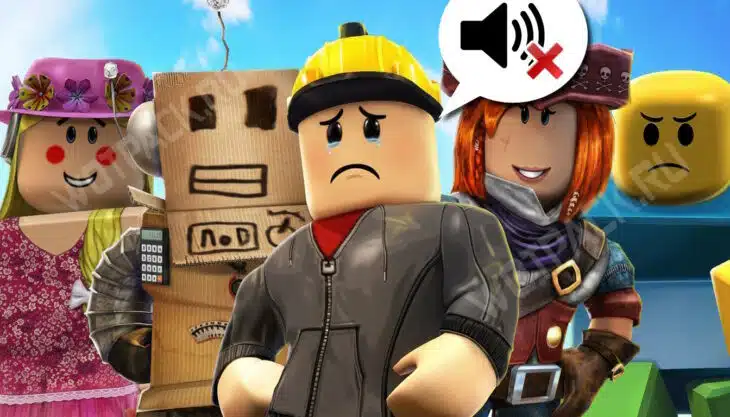 Персонажи Роблокс с отключенным голосовым чатом